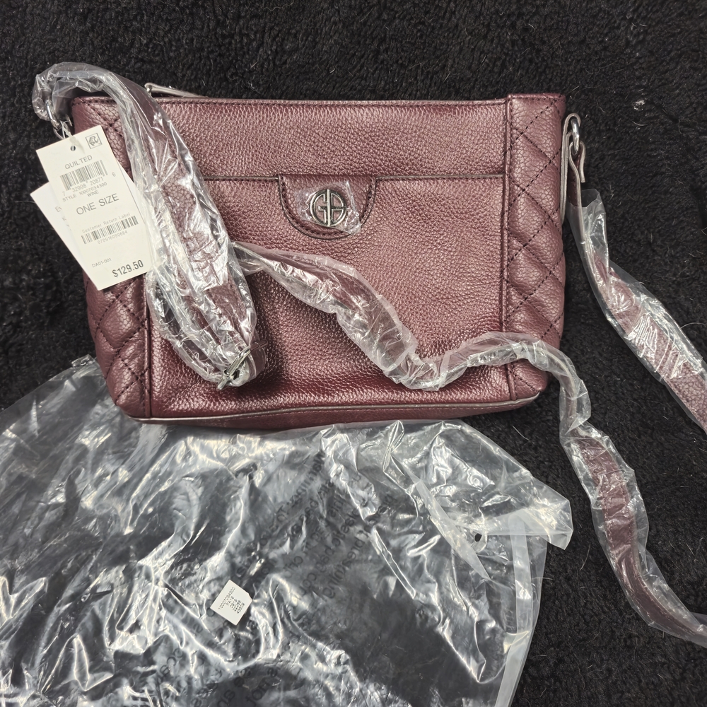 Elegant Burgundy Leather Shoulder Bag